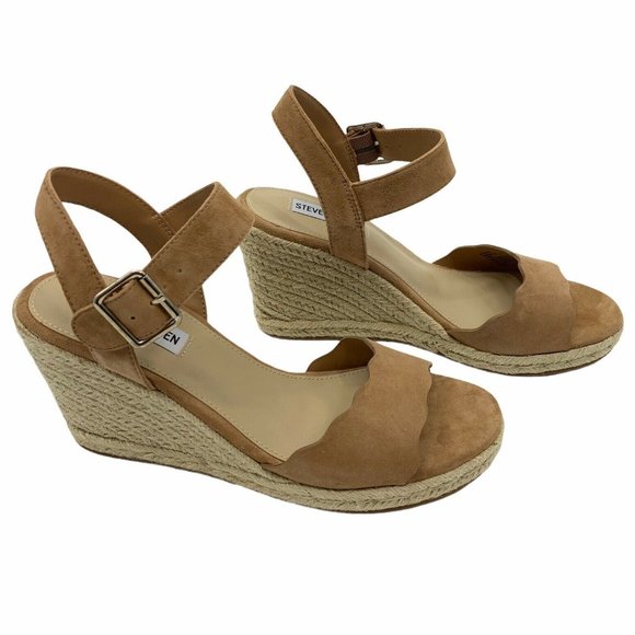 Steve Madden Shoes - Steve Madden Camel Mandi Espadrille Wedge Sandal